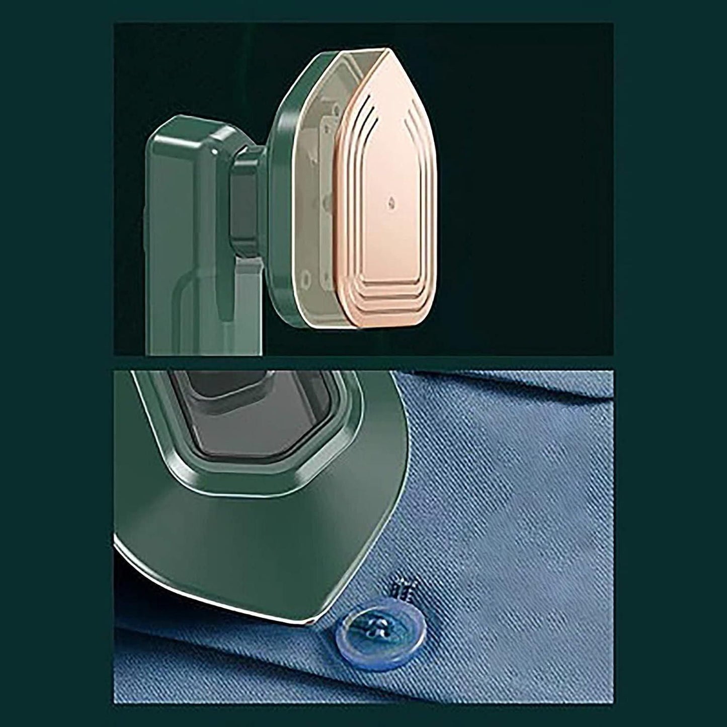 SteamEase (Quick, Portable, fabric safe Iron Steamer)