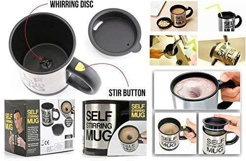 Travel friendly Self Stirring Coffee Mug