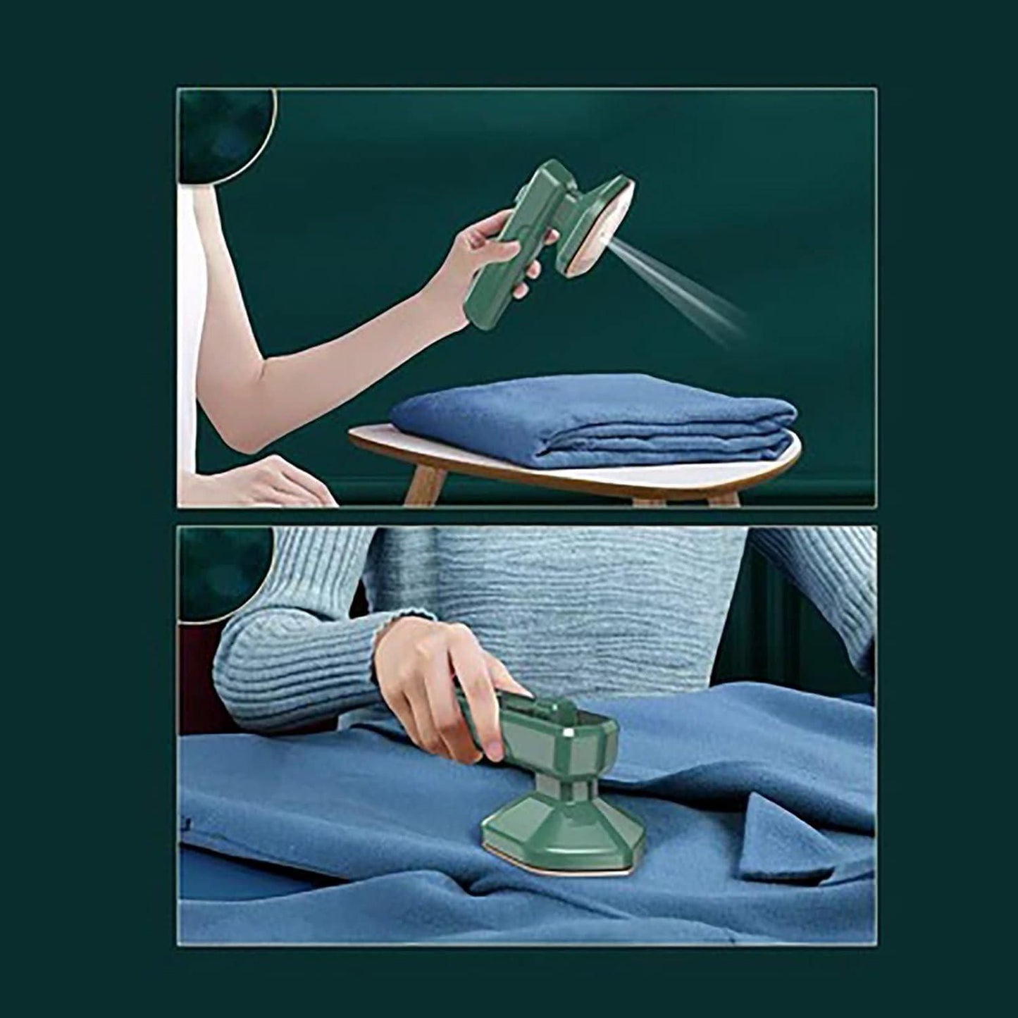 SteamEase (Quick, Portable, fabric safe Iron Steamer)