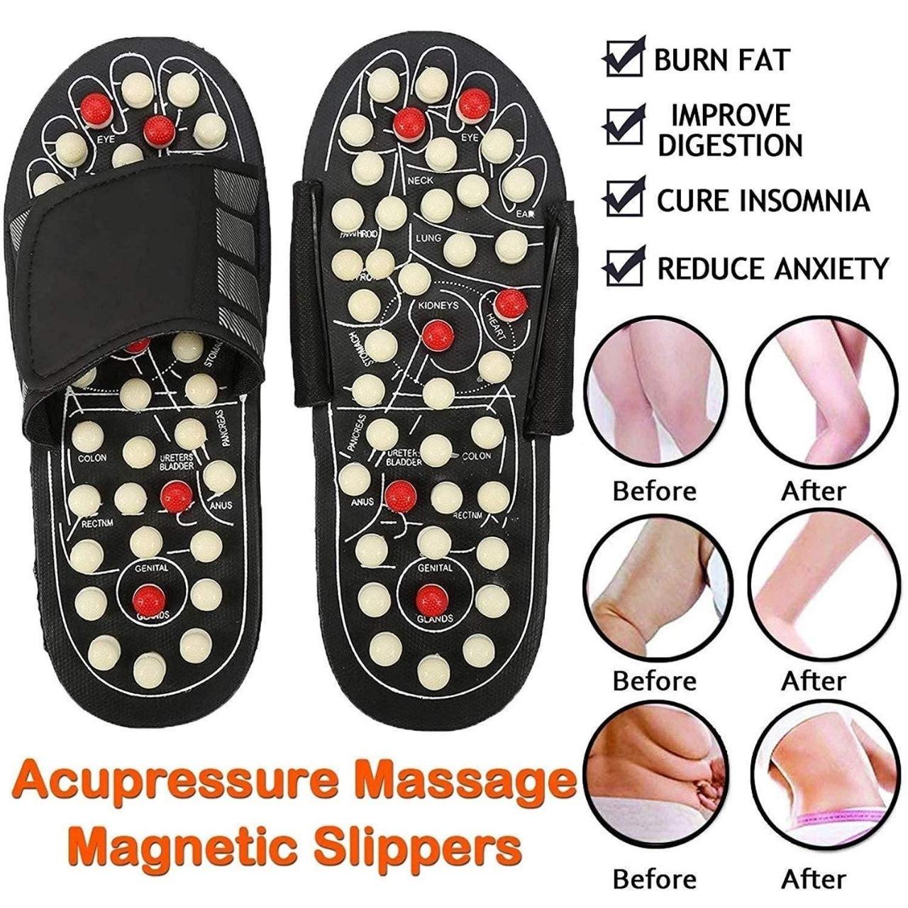 Acupressure and Magnetic Therapy Slippers