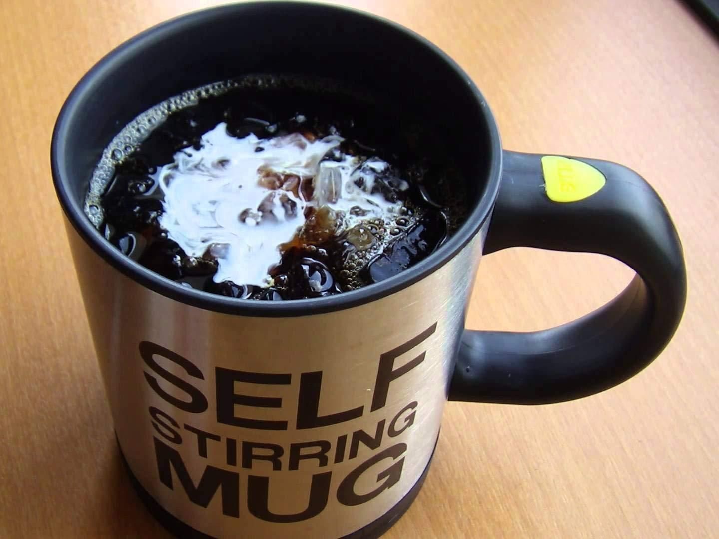 Travel friendly Self Stirring Coffee Mug