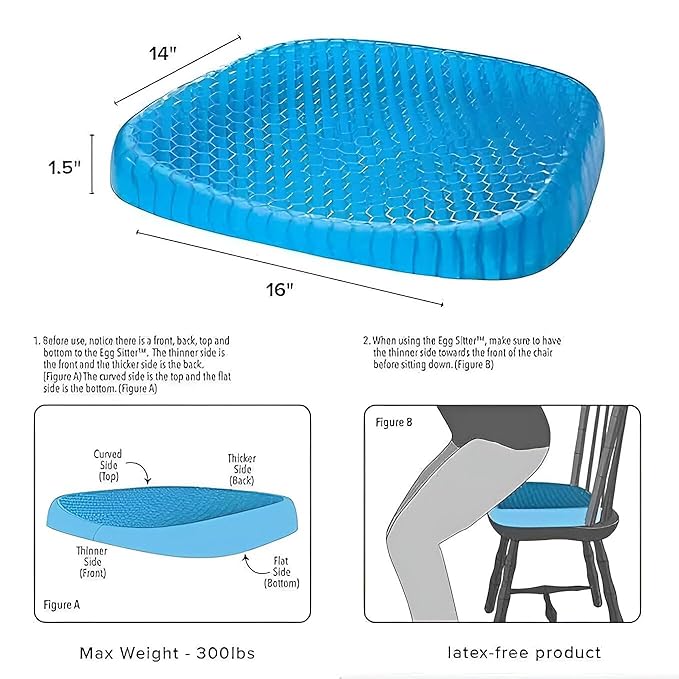 EGG SITTER BACK SUPPORT CUSHION