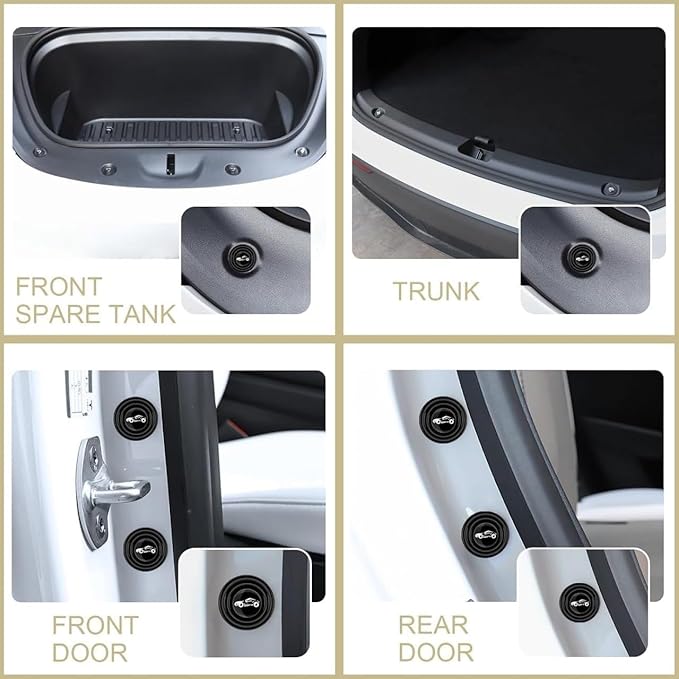 Shock Absorber Car Bumper Protector (Pack of 8)