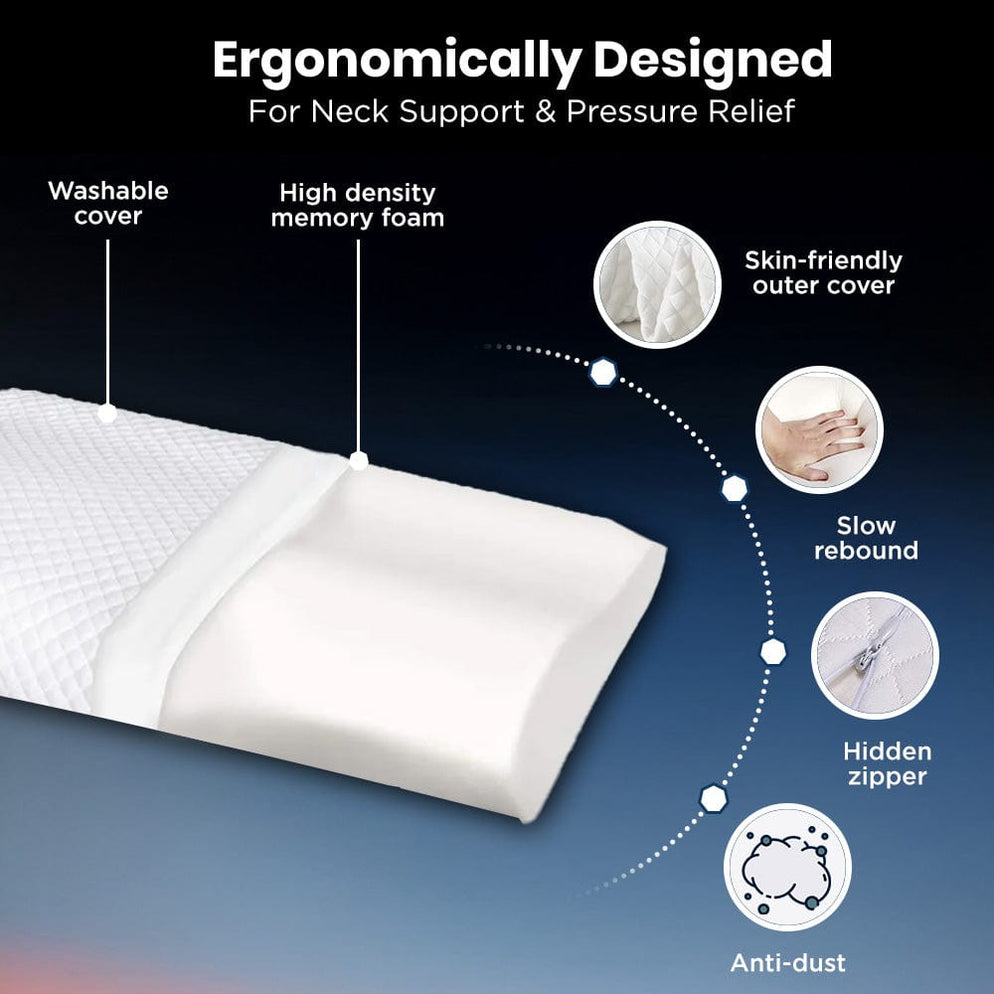 Foam Pillow for Neck Pain Relief