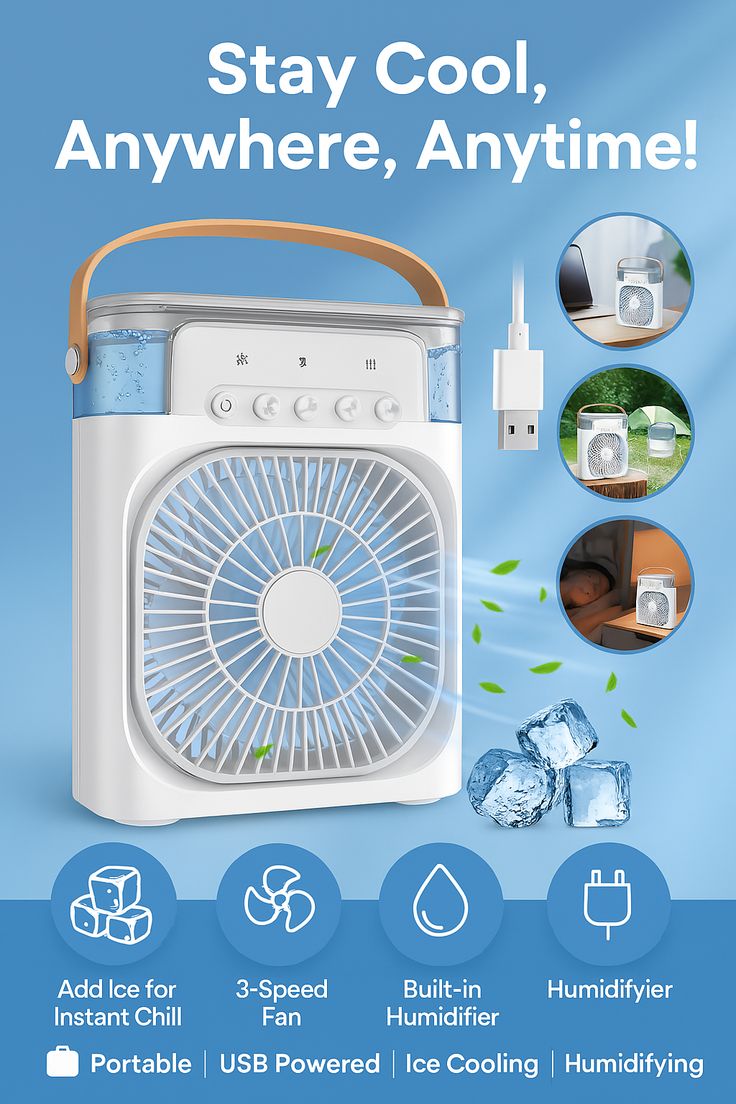 Fan Air Cooler fan USB Electric Fan